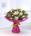 Love with Lilies Aqua bouquet